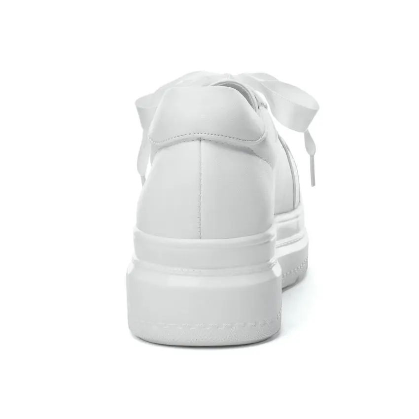 Bout 2019 De Noir Plate Vulcaniser Talon 43 Pompes Femmes rose Taille 35 À Med Pour Chaussures Western Arrondi Esveva forme blanc Style Lacets f0qpgpw
