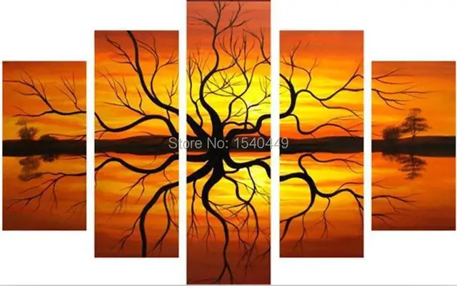 Big Size Hand Painted Modern Abstract Tree Root Canvas Oil Paintings For Living Room Wall Picture Big Size Hand Painted Modern Abstract Tree Root Canvas Oil Paintings For Living Room Wall Picture