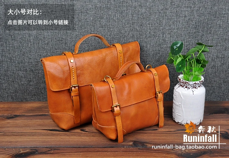 Дамская сумочка из растительного дубления в стиле ретро|cross body bags|message bagbody bag |