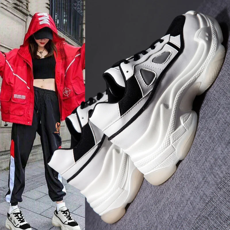 

MYCORON The New Listing Women Sneakers Trendy Leisure Platform Boots Fashion Brand Breathable Women Casual Shoes Sapatos Mulher