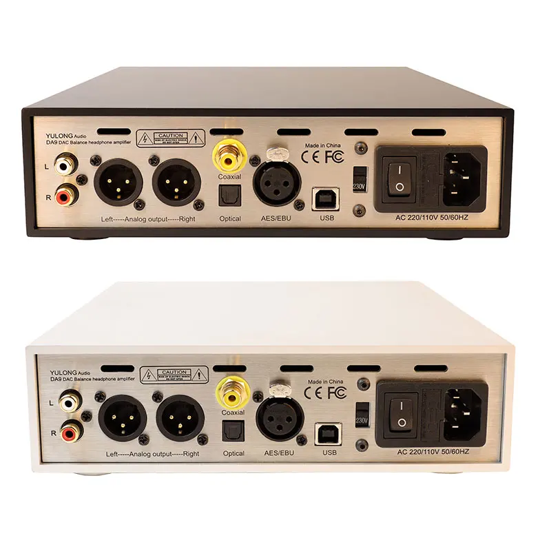 DAART YuLong DA9 384 кГц/32 бит AK4497 DSD256 DAC& Balance/одноконечный усилитель для наушников USB/коаксиальный/оптический/AES/EBU вход