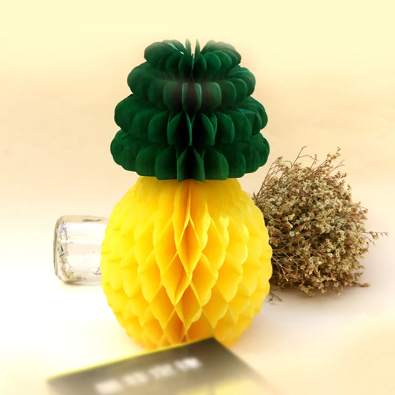 20 Вт, 30 см ананас соты помпон искусственная гирлянда шарики бумага для рукоделия «сделай сам» Фонари висит для домашней вечеринки на день