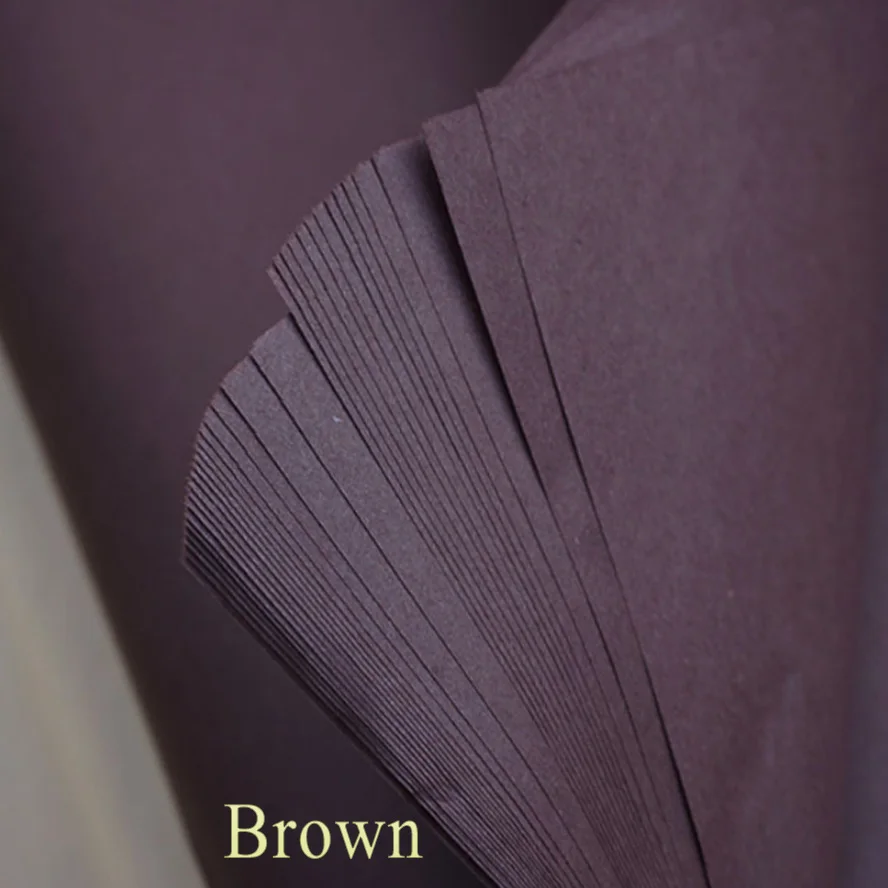 69*138 см коричневая Китайская рисовая бумага синяя черная xuan китайская бумага для живопись, каллиграфия бумажная резка художественные школьные бумажные принадлежности - Габаритные размеры: brown