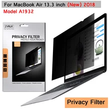 299 мм* 195 мм) Фильтр конфиденциальности анти шпион ПЭТ экраны Защитная пленка для MacBook Air 13,3 дюймов с сенсорным ID