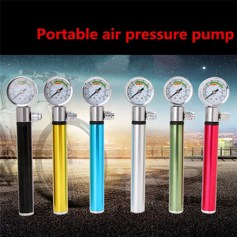 

1PCS Bike Bicycle Pump with Gauge Portable Mini Air Inflator Outdoor Sports Bike Cycling Bicycle Accessories High Quality Oct 11