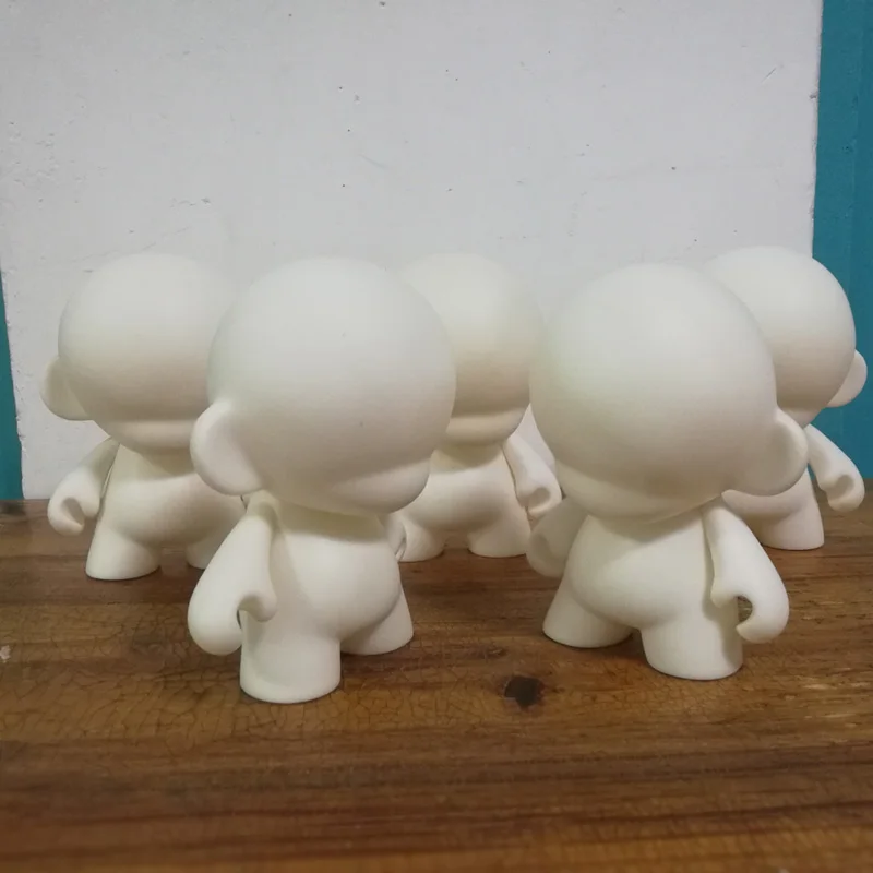 5 шт./компл. 6,5 дюймов Kidrobot пустой белый DIY Мини Винил ПВХ кукла Игрушка Рисунок Неокрашенная кукла Munny Мир кукла Toy2R 16 см H