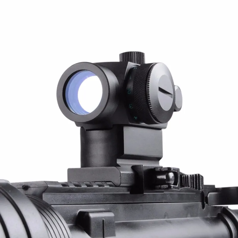 Мини Rifescope Подсветкой Снайпер Красный Зеленая Точка Прицел С Quick Release
