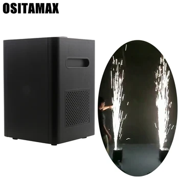

Free Shipping 600W Safe And Can Touch Cold Spark Firework Machine DMX and remote control Flame Machine For Wedding stage light