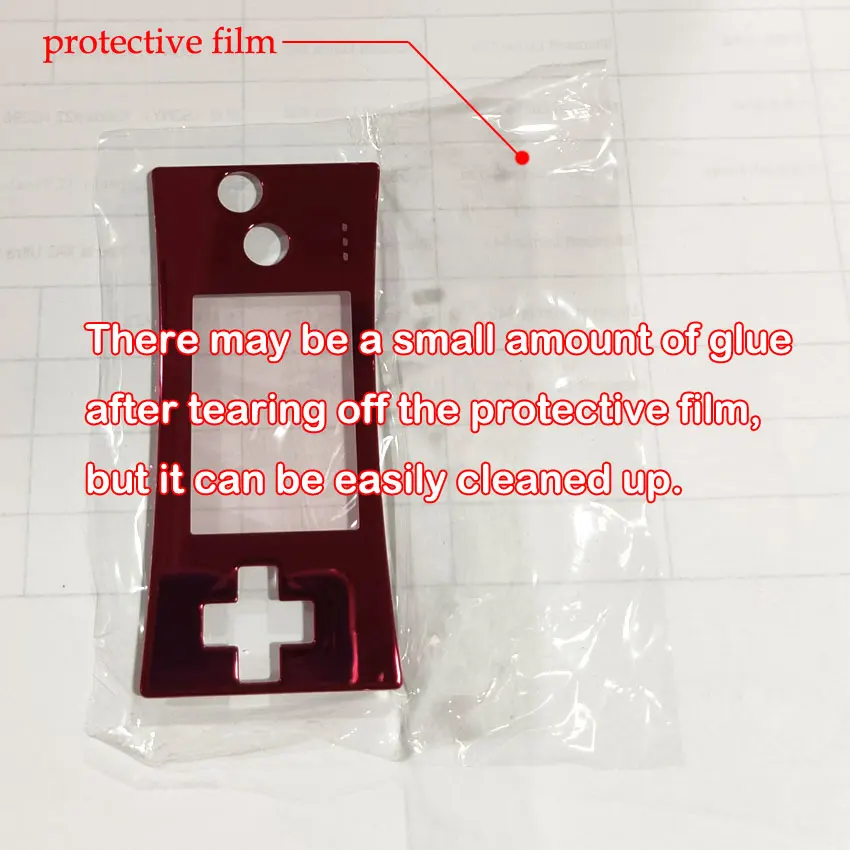 YuXi Front Faceplate Cover Replacement for GameBoy Micro for GBM Front Case Housing Repair Part