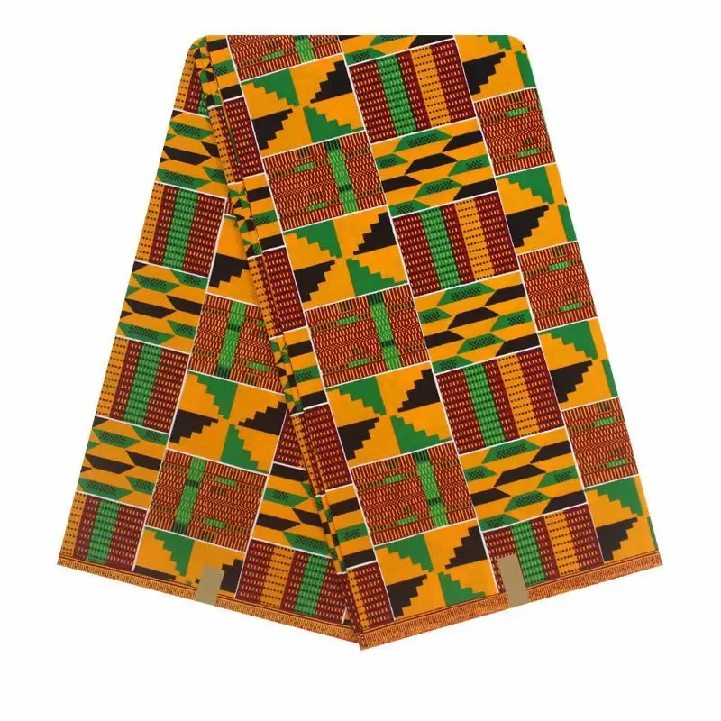 

High Quality Wax Print Fabric Best Quality African Wax Print Fabric For Sewing Dress Pagne kente design Africain Hollandais wax