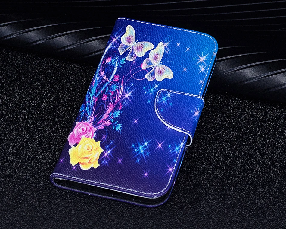 פרפר ינשוף עור מפוצל ארנק Flip מקרה עבור iphone 11 פרו כיסוי עבור Iphone 5 5S se 6 6s 7 8 בתוספת X 10 XS max XR Coque iPhone11 11 phone case