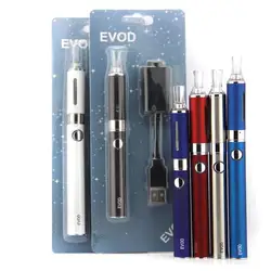 Электронные сигареты evod блистерная упаковка 1100 мАч evod батареи с Сменная угольная Форсунка ego evod комплект для электронной сигареты
