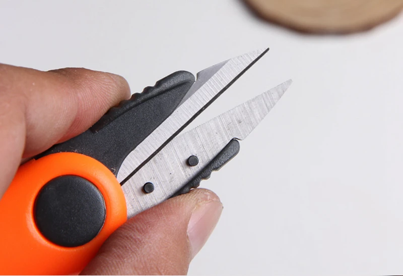 Shrimp-Shaped Stainless Steel Fish Use Scissors Accessories Folding Fishing Line Cut Clipper Fishing Scissor Tackle (13)