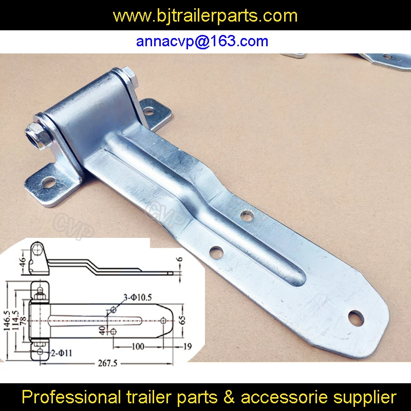 CVP трейлер полуприцеп RV дверь задняя петля оцинкованный болт на запчасти для грузовика с прицепом