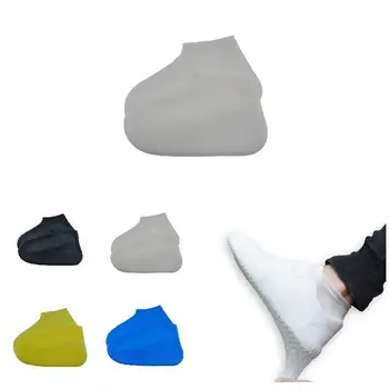 

1 Pair Reusable Shoes Covers Waterproof Silicone Shoes Protectors for Indoor Outdoor Wholesale