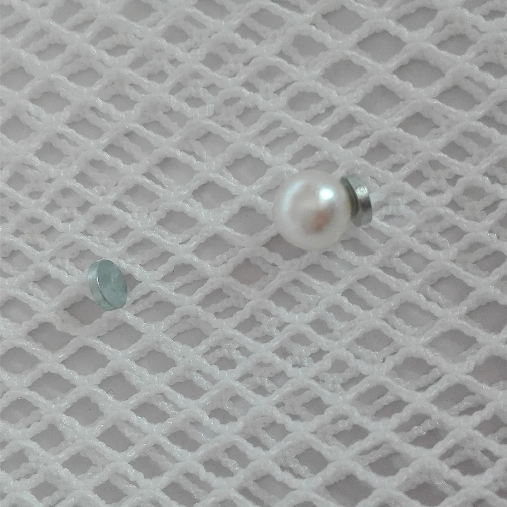 Athemis simulated pearl magnet earrings Diameter 6mm real font b doll b font and font b