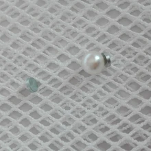 Athemis simulated pearl magnet earrings Diameter 6mm real font b doll b font and font b