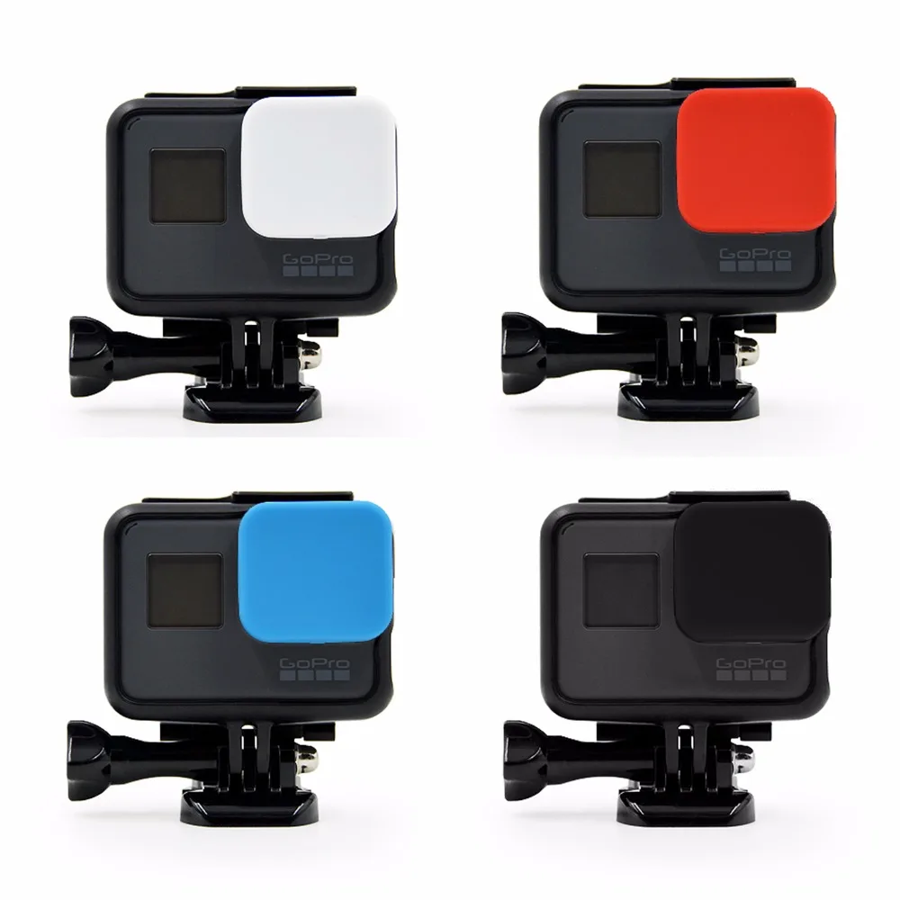 Soft Silicone Protective Lens Cap Cover Case For Gopro Hero 5 Black