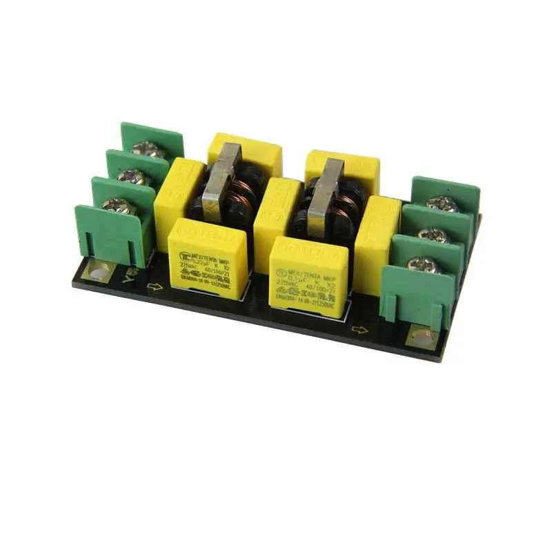4400W 20A EMI Power Filter Purifier Filter Board Noise Suppressor AC 110V 220V