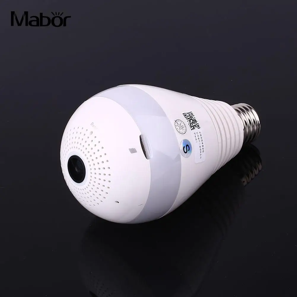 

Multifunction E27 Wireless IP Camera Light Bulb WIFI 360 Degree Panoramic