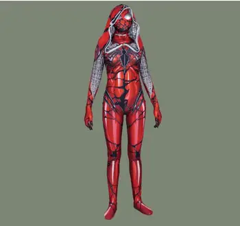 

High Quality 3D Print MJ Jamie Spider Costume Mary Jane Girl Female Spider-man Cosplay Suit spiderman Spider-woman bodysuit
