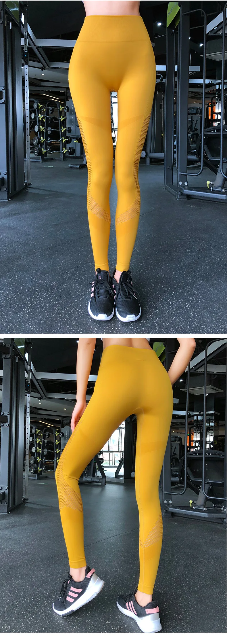 Новый стиль тонкий персик задницу Высокая талия женские брюки для йоги живот тренажерный зал брюки трикотажные бесшовные быстросохнущие