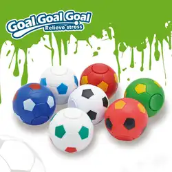 Новый высокое качество детская Футбол пальца гироскопа ручной работы Spinner Cube EDC анти-стресс Лидер продаж игрушки случайный Цвета