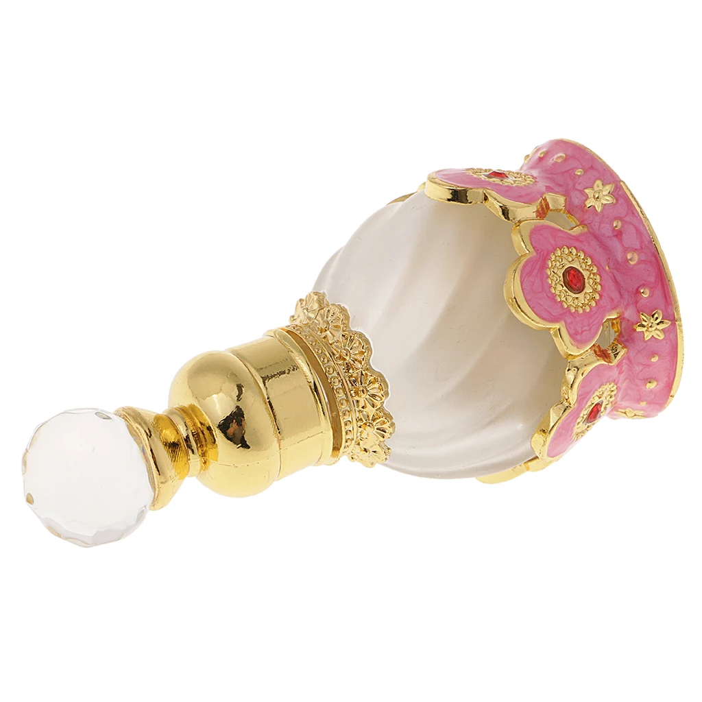 MagiDeal Antique 15ml Empty Glass Perfume Bottles Refillable for Elegant Ladies Birthday Wedding Gift #1