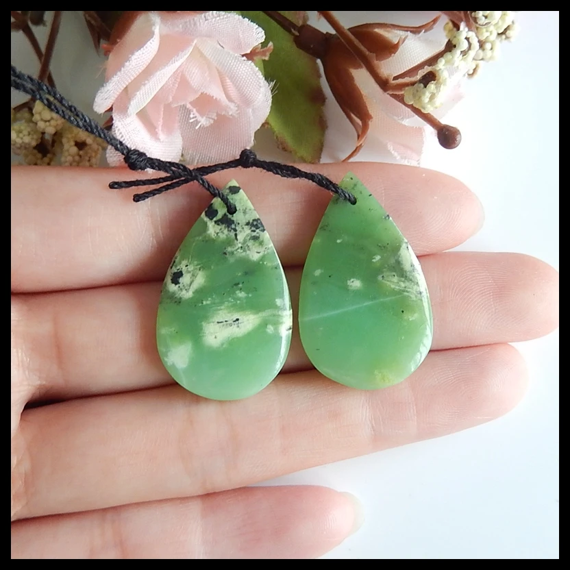 

Jewelry accessories, Birthday gift,Natural Serpentine fashion Earring set,31x19x4mm,6.2g