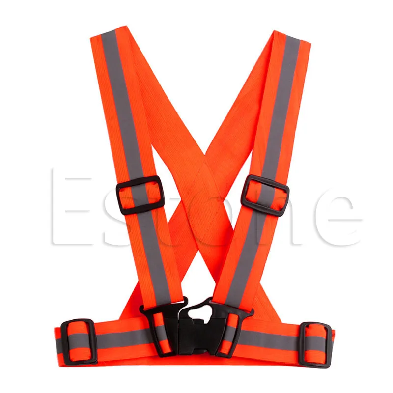 Kids Worthwhile Adjustable Reflective Safety Vest Orange