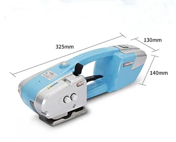 

Portable battery strapping tool, battery strapping machine,PP PET belt packaging tool handheld PET or PP strapping tool set