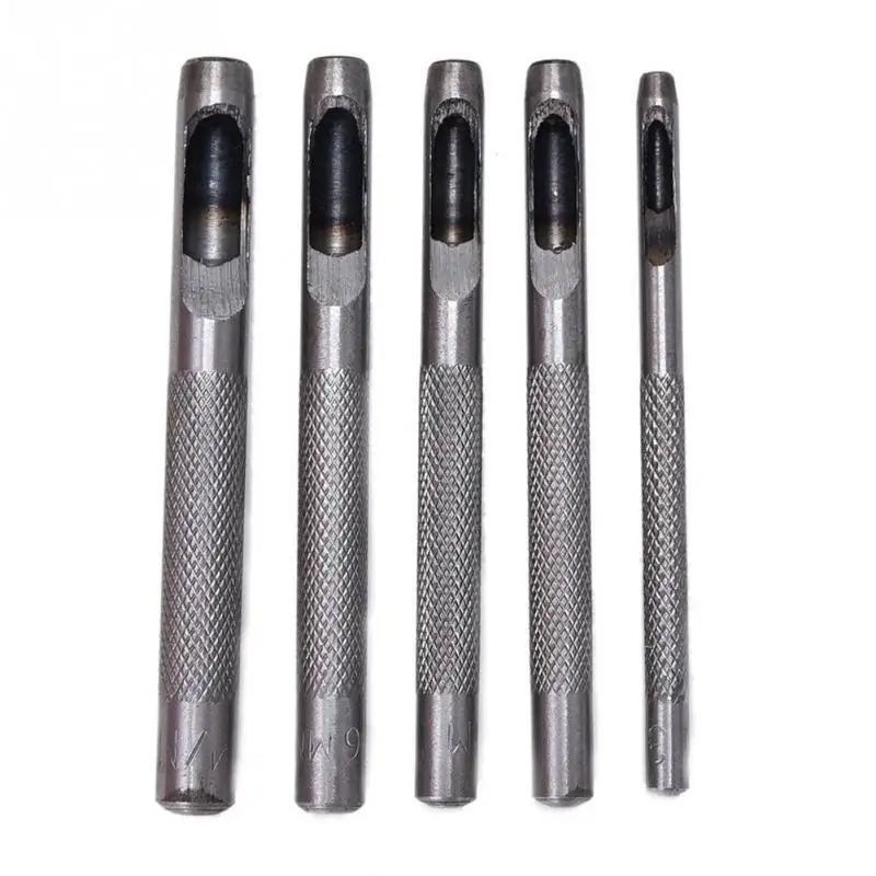 Hot Sell 3 4 5 6 7mm Steel Punch Leather Tool Puncher Hole Craft Hollow
