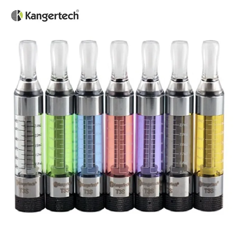 

5pcs/lot Kanger T3S eGo BCC Bottom Coil Changeable Cartomizer Atomizer Electronic Cigarette Tank Clearomizer from Kangertech