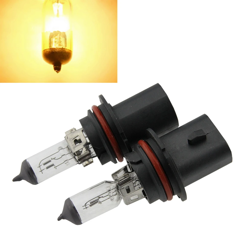 1Set 9007 HB5 Halogen Xenon Bulbs 100 80W 3000K Yellow Hi Lo beam px29t Car Halogen