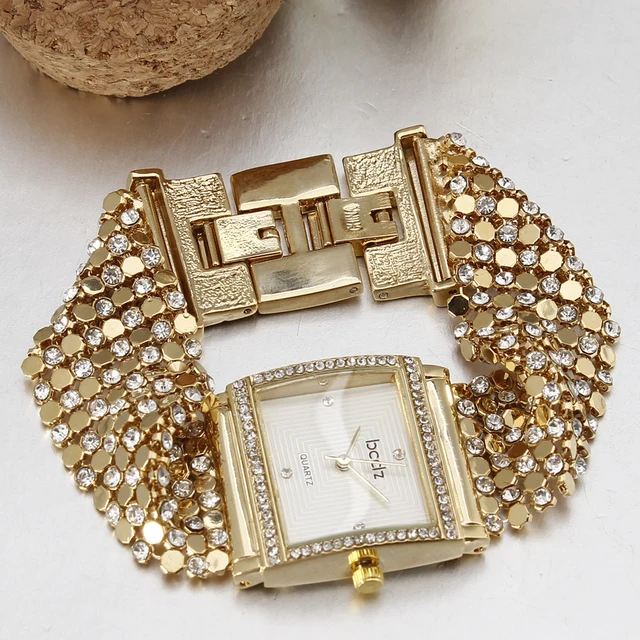 Luxury Brand Bracelet Watch Women Bling Rhinestone Decoration Quartz-watch Vinta Luxury Brand Bracelet Watch Women Bling Rhinestone Decoration Quartz-watch Vinta