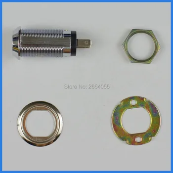 

10 pcs 32mm well received flat plug tubular electric control switch lock with different keys