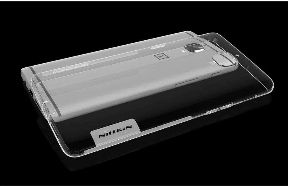 Nillkin Nature Series Transparent Clear Soft Silicon TPU Case Cover for Oneplus Three Two 3 3T Phone Back |