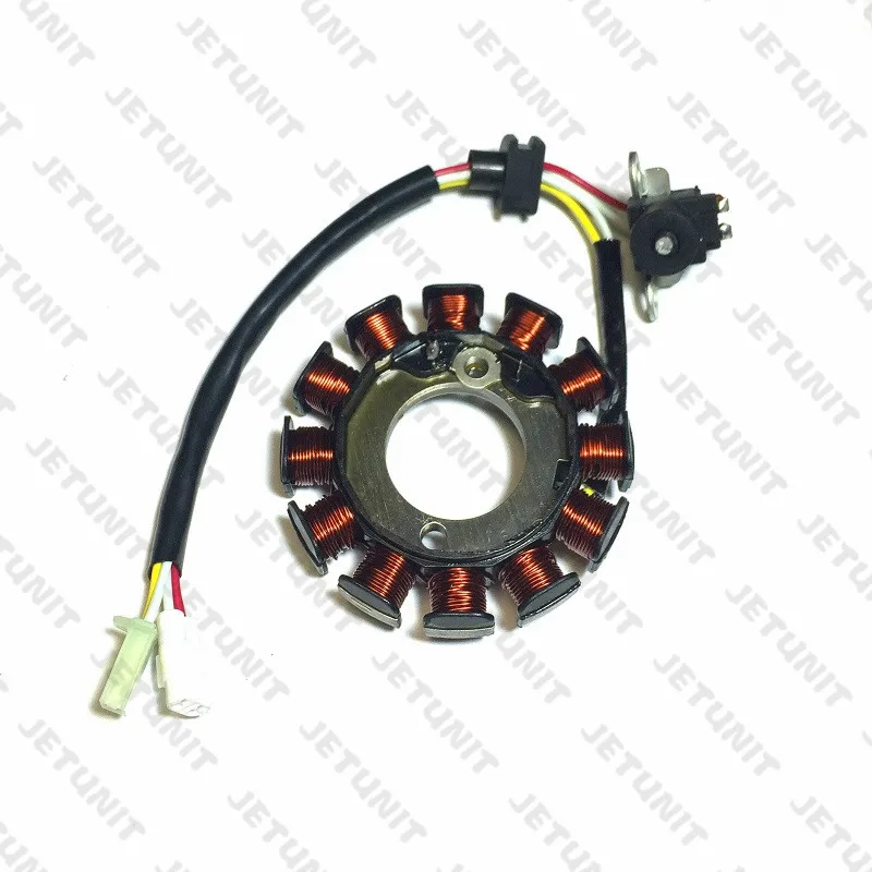 

JETUNIT 100%premium Motorcycle magneto Starter Coil Stator ASSY 12Pole for YAMAHA TAURUS LS ignition Electrical parts