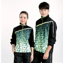 Autumn and winter clothes, badminton men shirt sleeved jacket women table tennis tennis sport T-shirt + pants long sleeved shirt