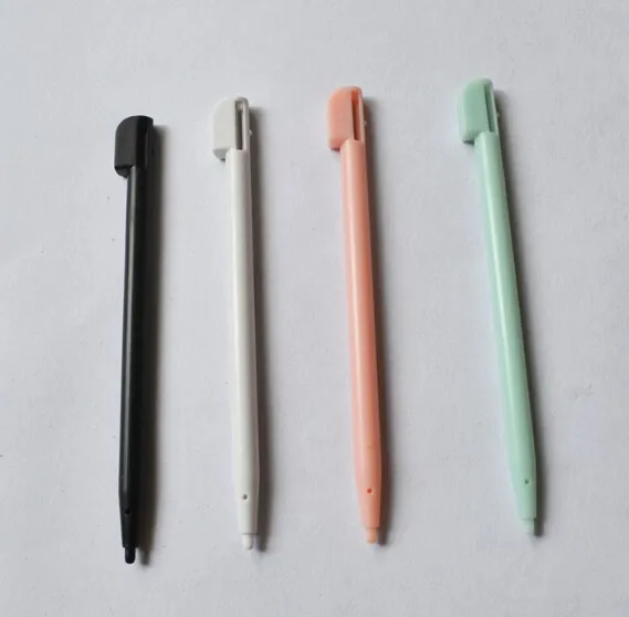 10 pcs red blue & black white slot steel stylus touch pen set for