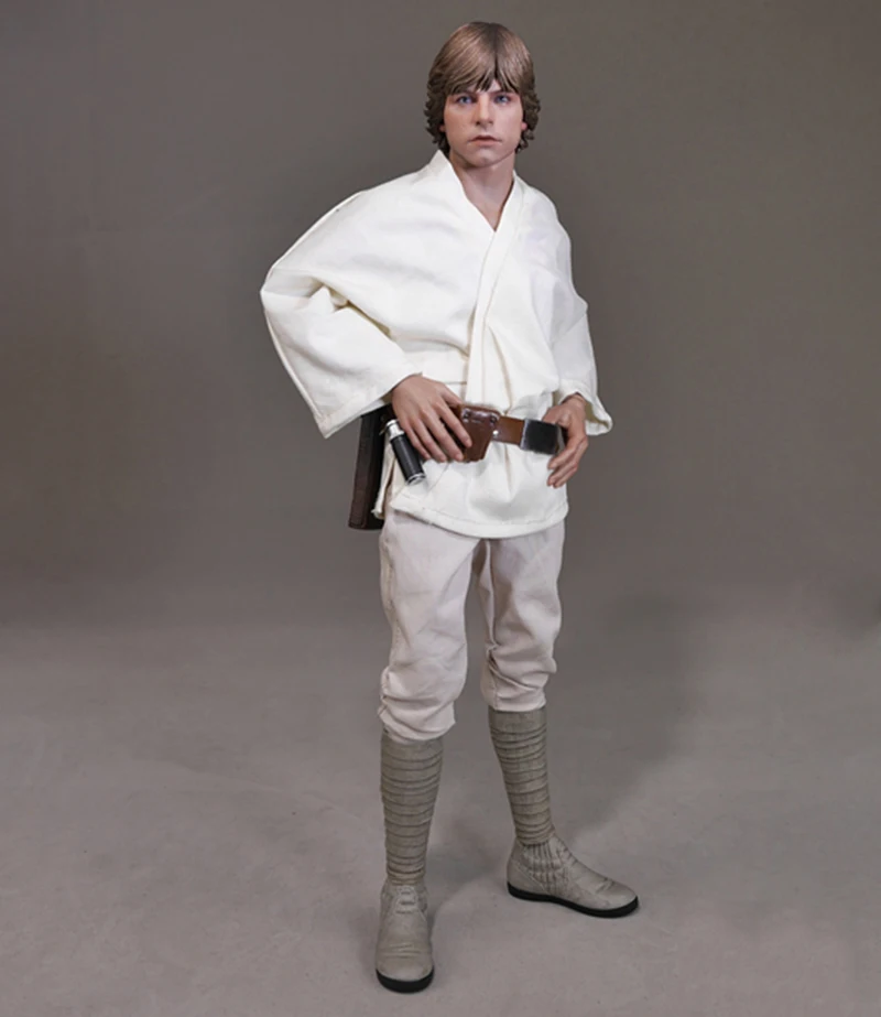 

1/6 Scale Star Wars Skywalker Luke Head Weapon Clothes Set T-004 12 inches Action Figure For Collections