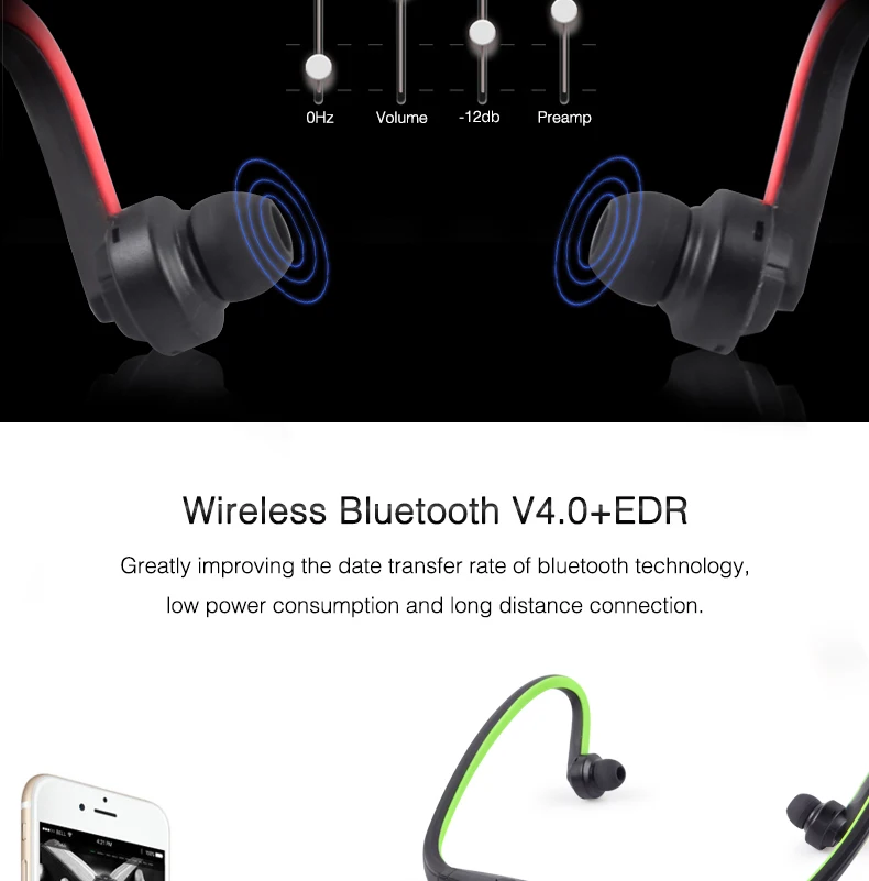 Yodeli S9 Bluetooth наушники, беспроводная гарнитура, спортивные вставные КАРТЫ, Bluetooth наушники с fm-радио гарнитура для смартфона