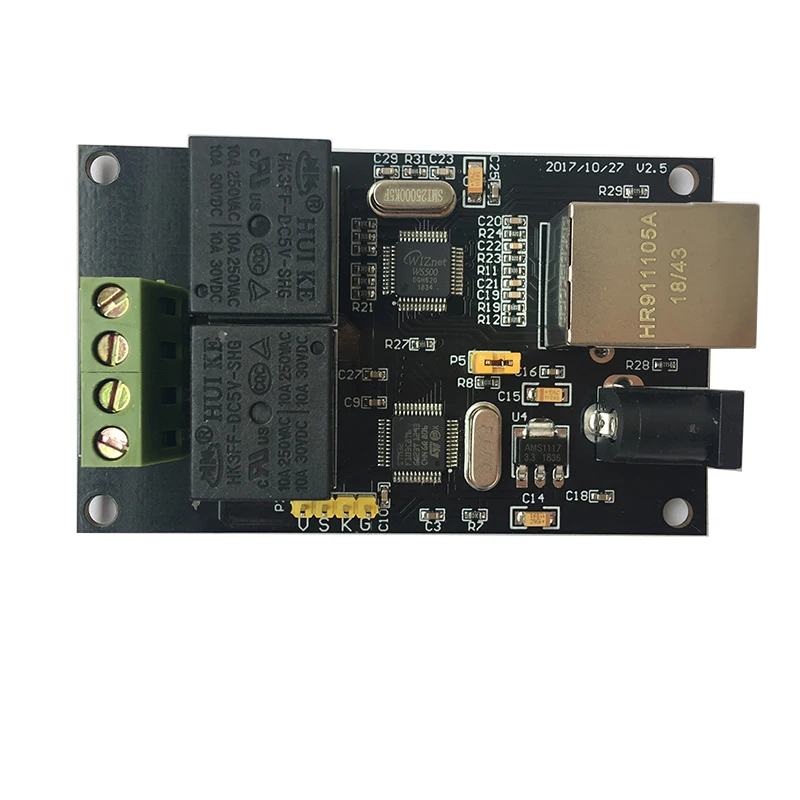 Релейный модуль Ethernet PoE IP сети 2-полосная пульт дистанционного управления