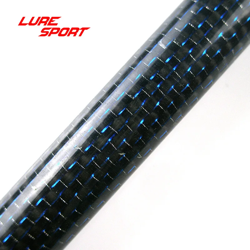 LureSport цветная нить тканая углеродная трубка 50 см стержень пустая удочка