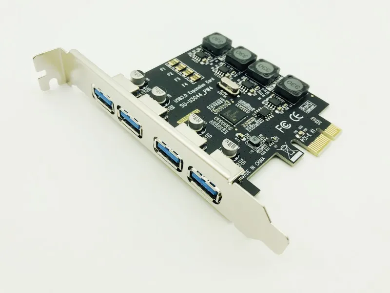 USB 3.0 PCI-E Card 4Port USB3.0 HUB PCI Exprss PCI-E to USB 3.0 Expansion Card Adapter 5Gbps For Desktop Computer Components New
