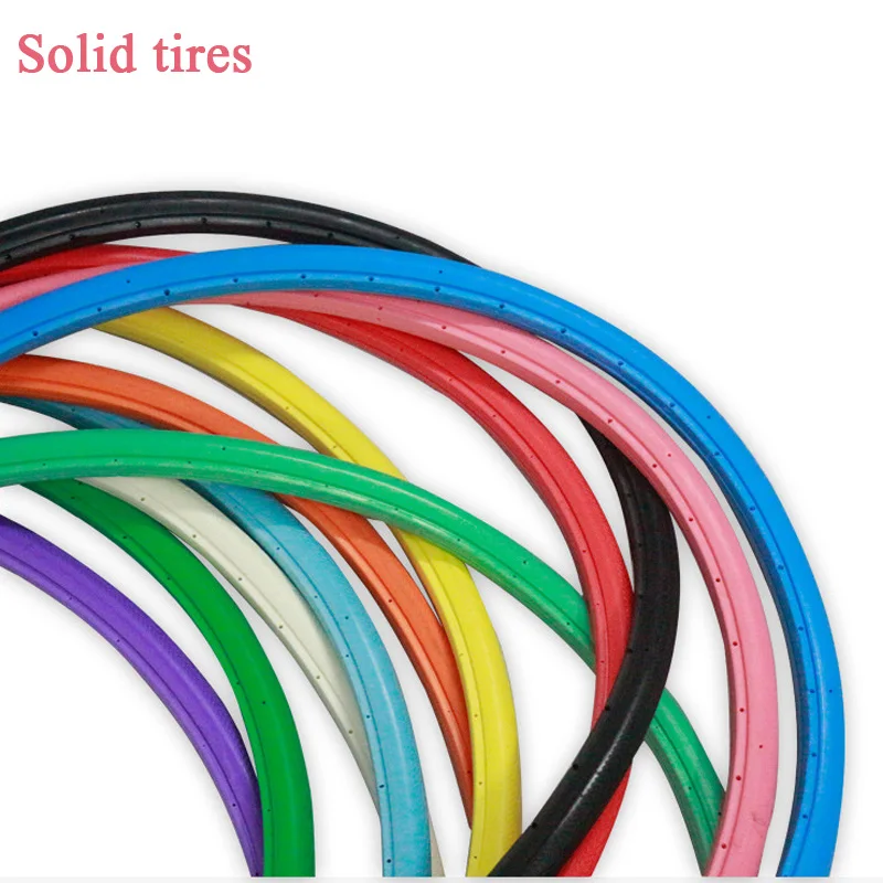 1 Pc Road Bicycle Tires 700*23c Fixed Gear Dead Flying Solid Bike Tyre