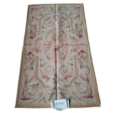 3'x5' Aubusson плетеные коврики ручной работы шерстяные коврики новозеландская шерсть ковер для украшения дома