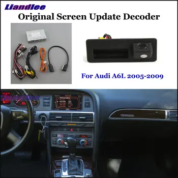 

Liandlee Car Original Screen Update System For Audi A6L 2005-2009 Rear Reverse Parking Camera Digital Decoder Display Plus