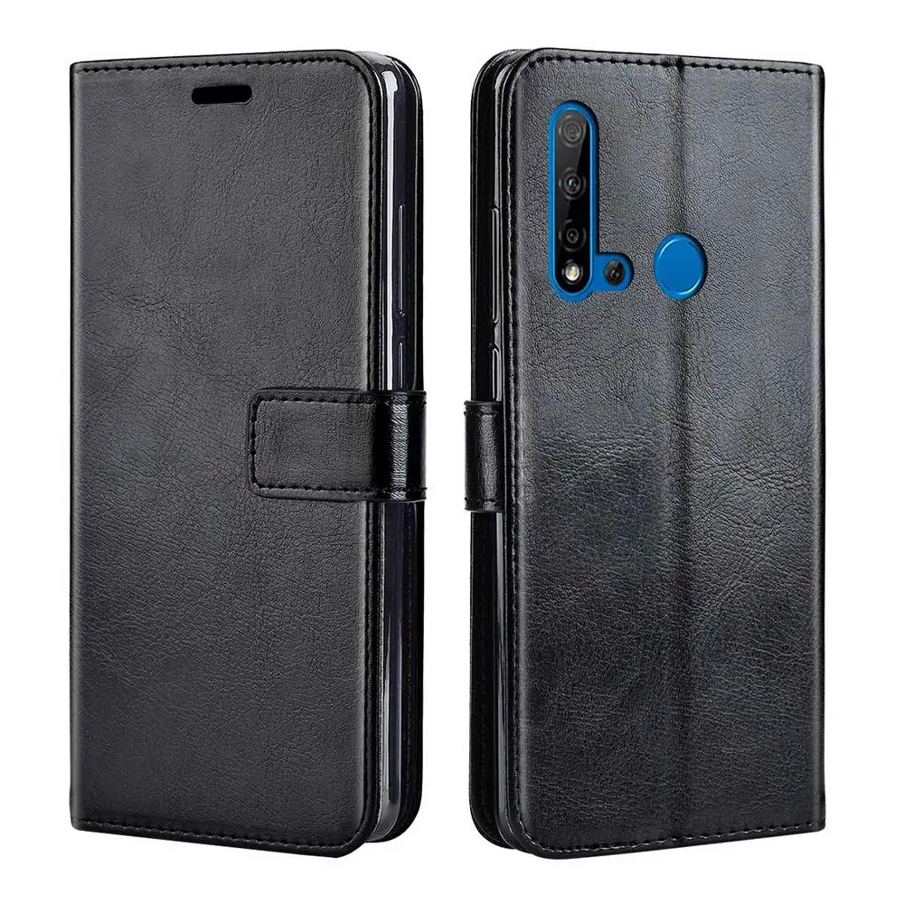 

Luxury Flip leather case For Huawei P20 lite 2019 back phone cover case on For Huawei P20 lite P20lite 2019 GLK-LX1 GLK-LX2