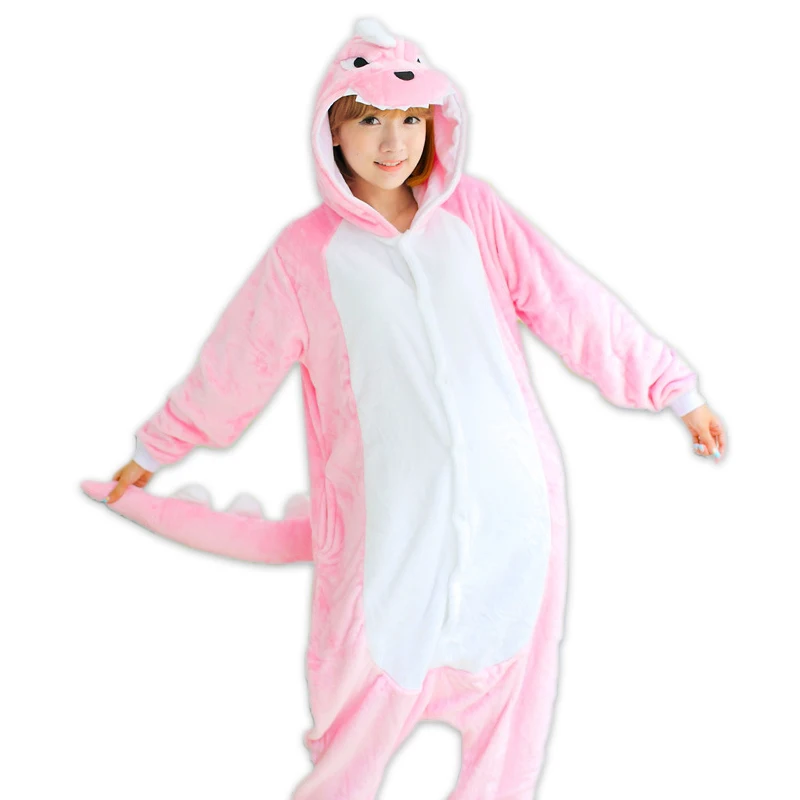 Flannel Adult kawaii animal onesies women coral velvet Couples cute cartoon cosplay women pyjamas sets onesies for adults winter